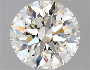 Foto Diamante Natural 2.01 quilates, Redondo , Color K, claridad VVS1 y certificado GIA de