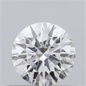 Natural Diamond 0.41 Carats, Round with Excellent Cut, H Color, SI2 Clarity and Certified by GIA