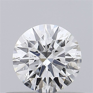 Picture of Natural Diamond 0.41 Carats, Round with Excellent Cut, H Color, SI2 Clarity and Certified by GIA