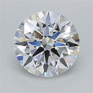 Picture of Lab Grown Diamond 1.53 Carats, Round with Ideal Cut, E Color, VVS2 Clarity and Certified by IGI