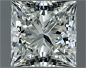 Natural Diamond 1.00 Carats, Princess with  Cut, H Color, VVS2 Clarity and Certified by IGI