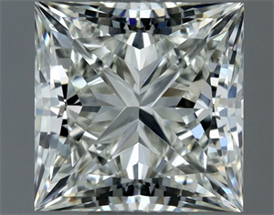Picture of Natural Diamond 1.00 Carats, Princess with  Cut, H Color, VVS2 Clarity and Certified by IGI