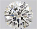 Natural Diamond 0.70 Carats, Round with Excellent Cut, H Color, VVS1 Clarity and Certified by IGI