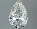 Natural Diamond 2.03 Carats, Pear with  Cut, I Color, VVS1 Clarity and Certified by IGI