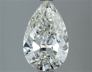 Picture of Natural Diamond 2.03 Carats, Pear with  Cut, I Color, VVS1 Clarity and Certified by IGI