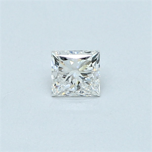 Picture of Natural Diamond 0.23 Carats, Princess with  Cut, F Color, VS1 Clarity and Certified by GIA