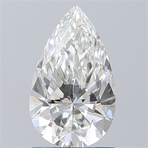 Picture of Natural Diamond 1.22 Carats, Pear with  Cut, G Color, VVS1 Clarity and Certified by GIA