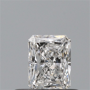 Foto Diamante Natural 0.36 quilates, Radiante , Color F, claridad VS1 y certificado GIA de