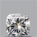 Natural Diamond 0.61 Carats, Cushion with  Cut, H Color, VS2 Clarity and Certified by GIA