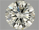Natural Diamond 1.71 Carats, Round with Excellent Cut, L Color, VS2 Clarity and Certified by HRD