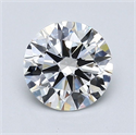 Diamante Natural 1.30 quilates, Redondo , Color F, claridad VVS1 y certificado GIA