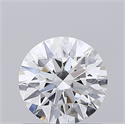 Del inventario de diamantes de laboratorio, 0.74 quilates, Redondo , Color D, claridad VVS2 y certificado IGI