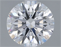 Lab Grown Diamond 1.55 Carats, Round with Ideal Cut, D Color, VVS2 Clarity and Certified by IGI