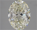 Natural Diamond 2.51 Carats, Oval with  Cut, L Color, VS2 Clarity and Certified by GIA