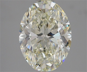 Picture of Natural Diamond 2.51 Carats, Oval with  Cut, L Color, VS2 Clarity and Certified by GIA