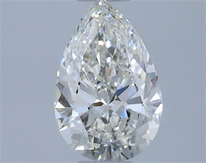 Picture of Natural Diamond 0.40 Carats, Pear with  Cut, H Color, IF Clarity and Certified by GIA