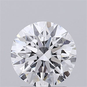 Picture of Lab Grown Diamond 1.51 Carats, Round with Ideal Cut, D Color, VVS2 Clarity and Certified by IGI