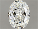 Natural Diamond 1.30 Carats, Oval with  Cut, I Color, VS1 Clarity and Certified by GIA