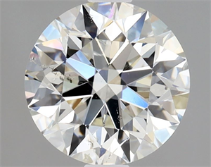 Picture of Natural Diamond 1.00 Carats, Round with Excellent Cut, I Color, SI2 Clarity and Certified by GIA