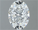 Natural Diamond 1.20 Carats, Oval with  Cut, G Color, VS2 Clarity and Certified by GIA