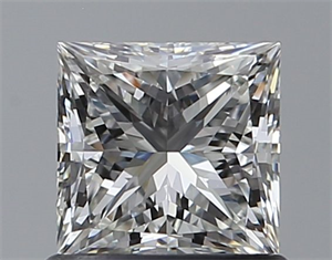 Foto Diamante Natural 0.90 quilates, Princesa , Color H, claridad VVS2 y certificado GIA de