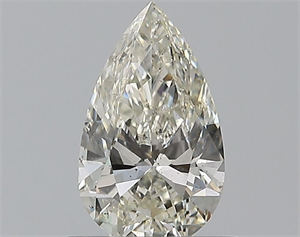 Foto Diamante Natural 0.53 quilates, De pera , Color J, claridad SI2 y certificado GIA de