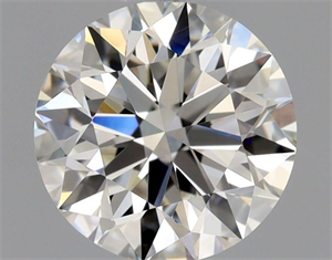 Picture of Natural Diamond 0.85 Carats, Round with Excellent Cut, I Color, VVS2 Clarity and Certified by GIA