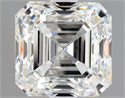 Natural Diamond 1.50 Carats, Asscher with  Cut, H Color, VVS2 Clarity and Certified by GIA