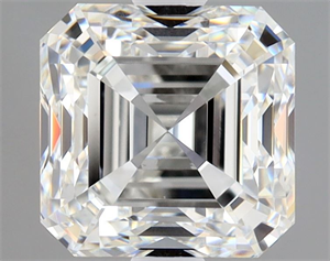Picture of Natural Diamond 1.50 Carats, Asscher with  Cut, H Color, VVS2 Clarity and Certified by GIA