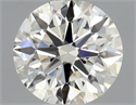 Diamante Natural 0.47 quilates, Redondo , Color J, claridad VVS1 y certificado GIA