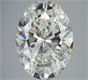 Diamante Natural 5.02 quilates, Ovalado , Color J, claridad SI2 y certificado GIA