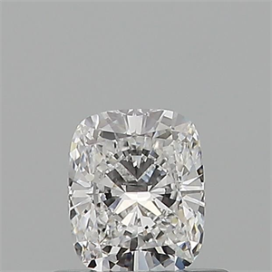 Foto Diamante Natural 0.51 quilates, Del cojín , Color D, claridad VVS1 y certificado GIA de