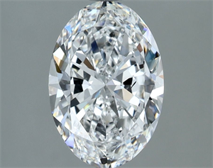 Foto Diamante Natural 1.80 quilates, Ovalado , Color E, claridad SI1 y certificado GIA de