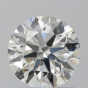 Picture of Natural Diamond 0.90 Carats, Round with Excellent Cut, J Color, SI2 Clarity and Certified by GIA