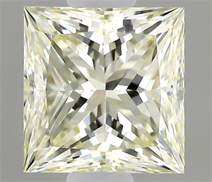 Picture of Natural Diamond 0.32 Carats, Princess with  Cut, M Color, VS1 Clarity and Certified by GIA