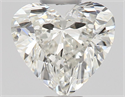Natural Diamond 0.50 Carats, Heart with  Cut, H Color, VS1 Clarity and Certified by GIA