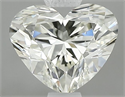Natural Diamond 0.60 Carats, Heart with  Cut, J Color, VS2 Clarity and Certified by IGI