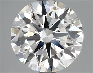 Picture of Lab Grown Diamond 2.70 Carats, Round with Excellent Cut, E Color, VS1 Clarity and Certified by GIA