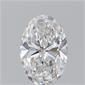 Natural Diamond 0.90 Carats, Oval with  Cut, E Color, VS1 Clarity and Certified by GIA