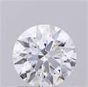 Lab Grown Diamond 0.95 Carats, Round with Ideal Cut, D Color, VS1 Clarity and Certified by IGI