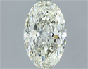 Natural Diamond 1.30 Carats, Oval with  Cut, K Color, VVS1 Clarity and Certified by IGI