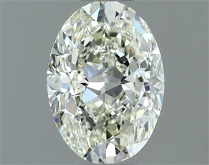 Picture of Natural Diamond 1.00 Carats, Oval with  Cut, J Color, IF Clarity and Certified by IGI