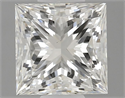 Natural Diamond 0.90 Carats, Princess with  Cut, J Color, VS1 Clarity and Certified by GIA