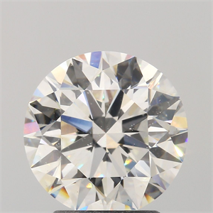 Picture of Natural Diamond 2.50 Carats, Round with Excellent Cut, I Color, VS2 Clarity and Certified by GIA