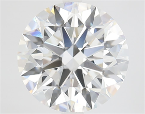 Picture of Lab Grown Diamond 5.10 Carats, Round with Ideal Cut, E Color, VVS2 Clarity and Certified by IGI