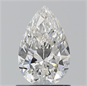 Diamante Natural 1.00 quilates, De pera , Color G, claridad SI2 y certificado GIA