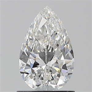 Foto Diamante Natural 1.00 quilates, De pera , Color G, claridad SI2 y certificado GIA de