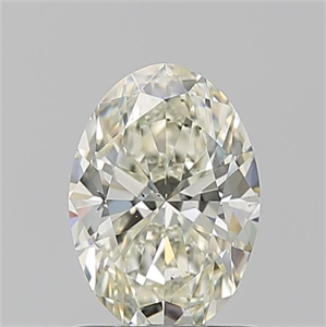 Picture of Natural Diamond 1.21 Carats, Oval with  Cut, L Color, SI1 Clarity and Certified by GIA