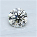 Diamante Natural 0.81 quilates, Redondo , Color L, claridad SI2 y certificado GIA
