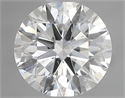 Natural Diamond 0.70 Carats, Round with Excellent Cut, F Color, SI2 Clarity and Certified by GIA